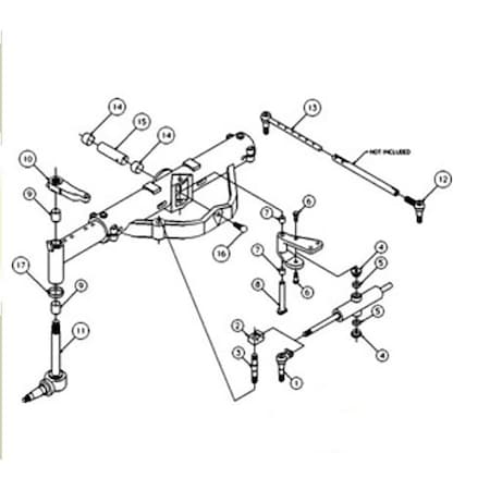 Aftermarket Complete Front Axle Overhaul Kit Fits CaseIH 786 886 986 1066 1466 1566 50291006
